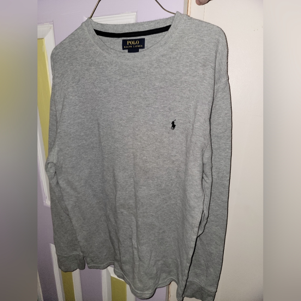 Polo men's large long-sleeved shirt